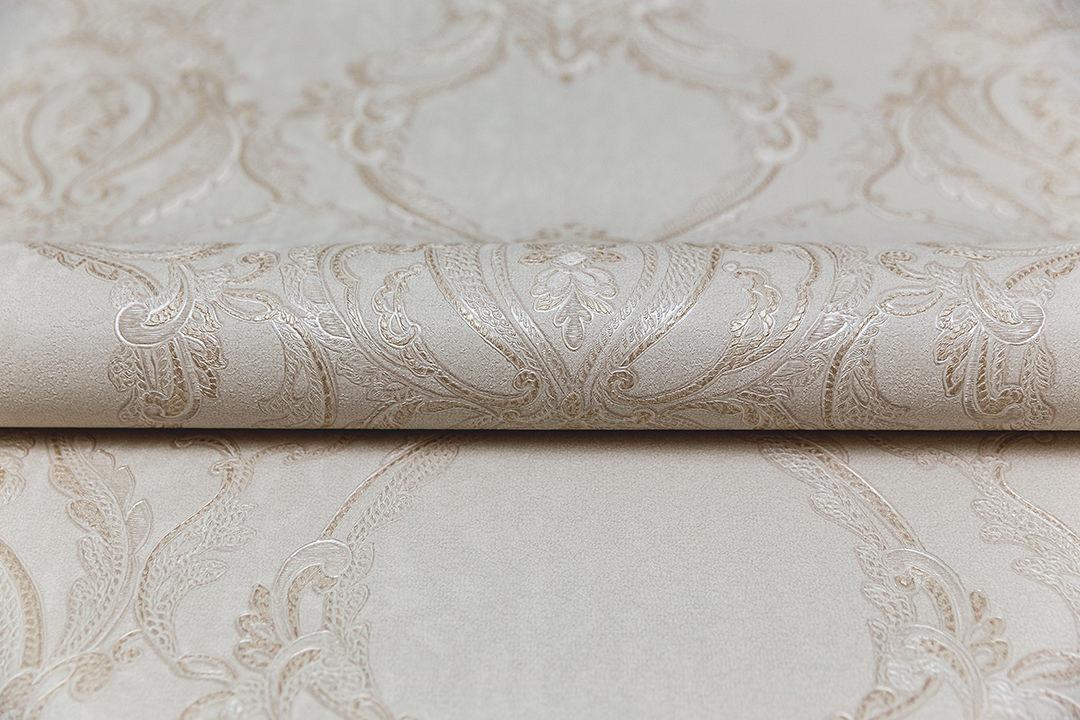 Обои виниловые Ориент мотив, бежевый, KM7703 Обои виниловые Ориент мотив, бежевый, KM7703