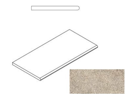 Дезерт Борт.30X60 Закруглённый