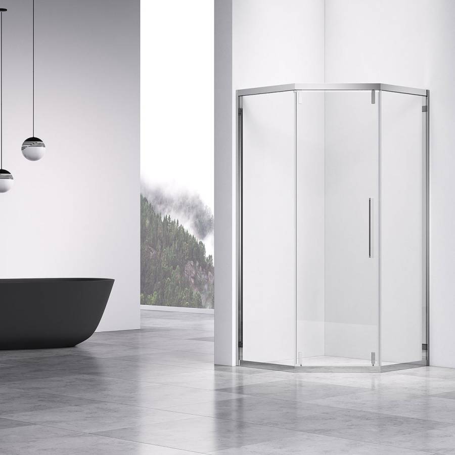 Душевой уголок Show VSP1-4SH100CL, 1000*1000, хром, стекло прозрачное Душевой уголок Show VSP1-4SH100CL, 1000*1000, хром, стекло прозрачное