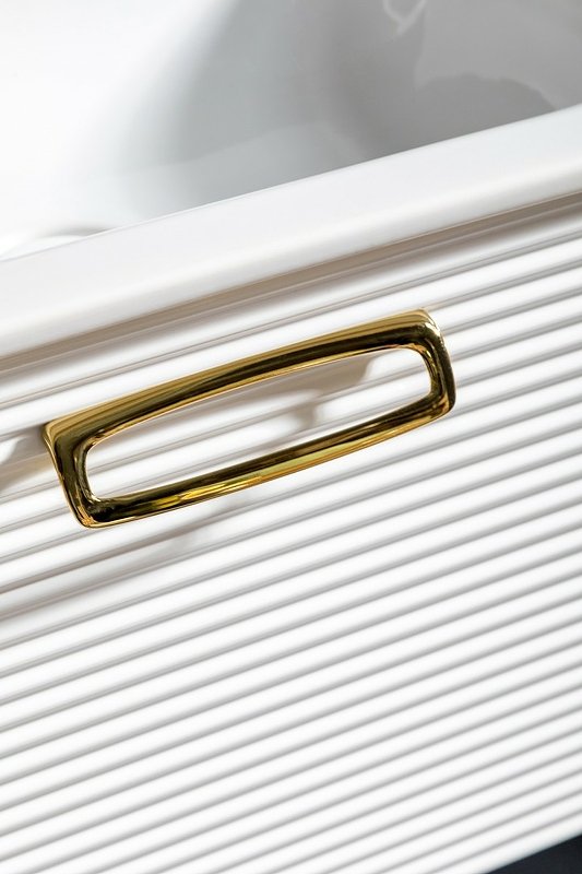 Тумба Linea 80 белая+Золото 842-080-WG Boheme Тумба Linea 80 белая+Золото 842-080-WG Boheme