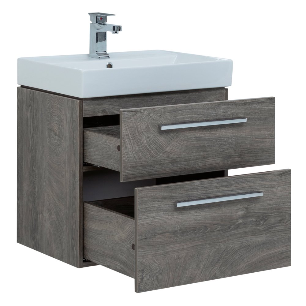 Мебель для ванной Aquanet Nova 60 дуб рошелье (2 ящика) Мебель для ванной Aquanet Nova 60 дуб рошелье (2 ящика)