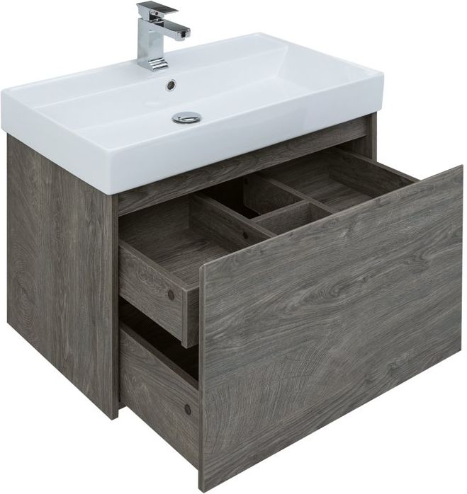 Мебель для ванной Aquanet Nova Lite 75 дуб рошелье (1 ящик) Мебель для ванной Aquanet Nova Lite 75 дуб рошелье (1 ящик)