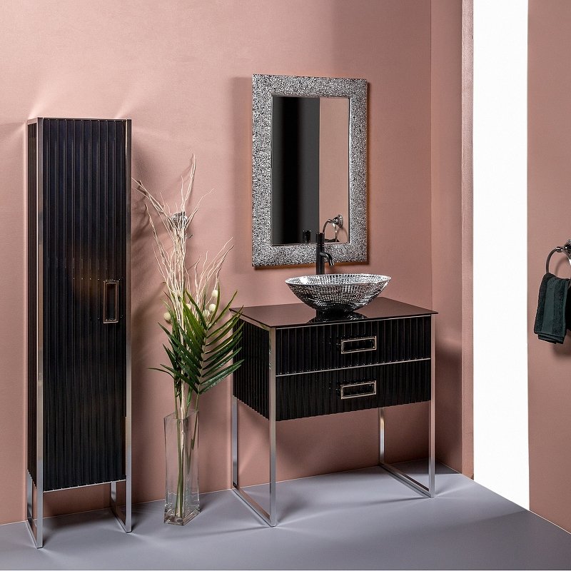 Зеркало AURA 60*90 серебро, с подсветкой 538 Boheme Зеркало AURA 60*90 серебро, с подсветкой 538 Boheme