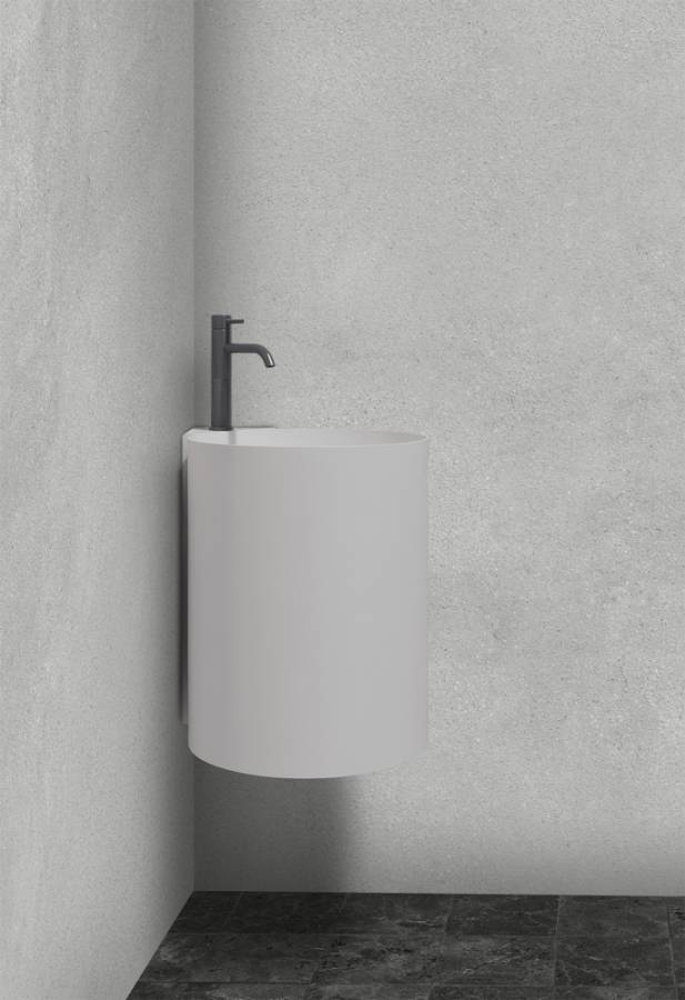 Раковина подвесная ABBER Stein AS2625 белая матовая Раковина подвесная ABBER Stein AS2625 белая матовая