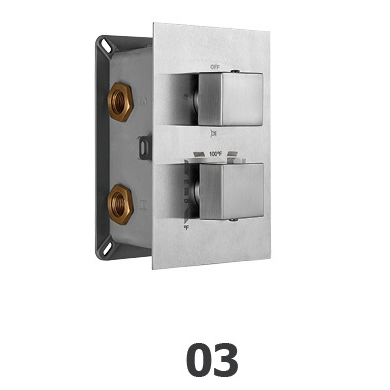 Встраиваемый термосмеситель RGW SP-42, RGW 21140542-31