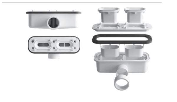 Сифон Vsph-D611 с гидрозатовром Сифон Vsph-D611 с гидрозатовром