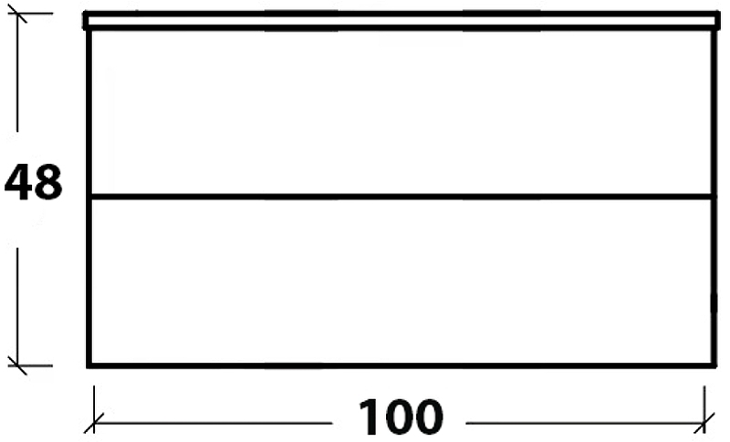 Тумба 100см*48 (52) BLACK WOOD 831-100-BW Boheme Тумба 100см*48 (52) BLACK WOOD 831-100-BW Boheme