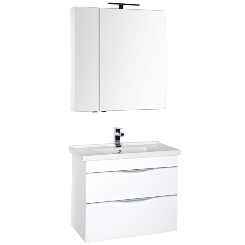 Мебель для ванной Aquanet Эвора 80 белый Мебель для ванной Aquanet Эвора 80 белый