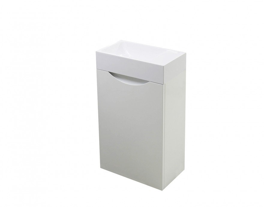 Комплект мебели Mini 400х220 подвесной правосторонний 1 дверный (ШхГхВ) 400х220х607 Комплект мебели Mini 400х220 подвесной правосторонний 1 дверный (ШхГхВ) 400х220х607