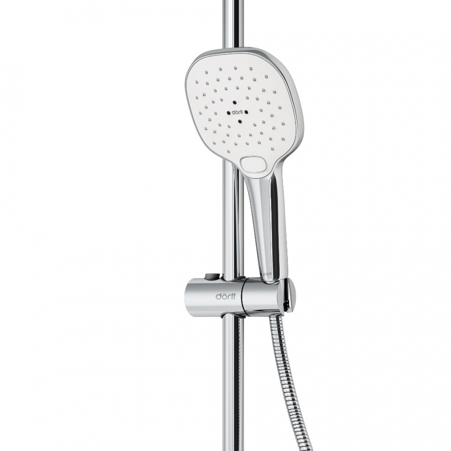 D0140000 Prime душевой комплект, ручной душ 5 функций, стойка 600 мм, шланг 175 мм D0140000 Prime душевой комплект, ручной душ 5 функций, стойка 600 мм, шланг 175 мм