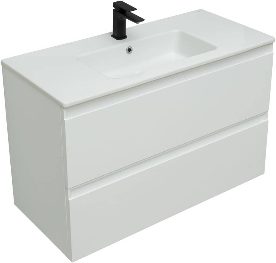 Тумба под раковину Allen Brau Eclipse 100 1.E1003.WM белый матовый Тумба под раковину Allen Brau Eclipse 100 1.E1003.WM белый матовый