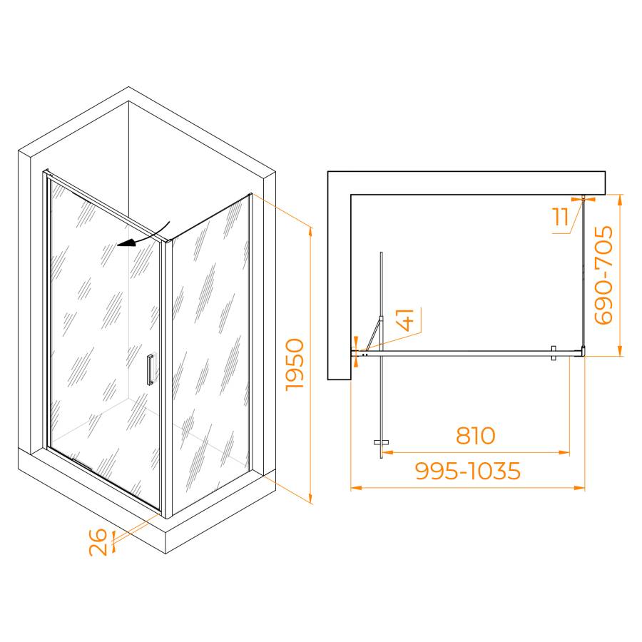 Душевой уголок 100* 70*195 RGW SV-145B (SV-05B + Z-050-2B) Прямоуг./Чёрный/Прозрачное/8 мм (Easy) Душевой уголок 100* 70*195 RGW SV-145B (SV-05B + Z-050-2B) Прямоуг./Чёрный/Прозрачное/8 мм (Easy)