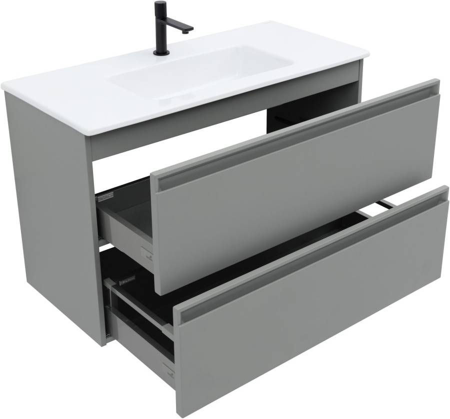 Тумба под раковину Allen Brau Eclipse 100 1.E1003.PGM платина матовый Тумба под раковину Allen Brau Eclipse 100 1.E1003.PGM платина матовый