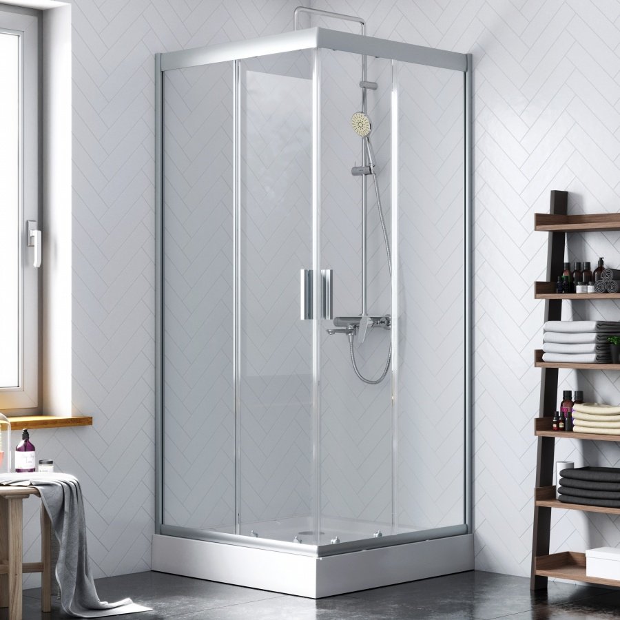 DX35WG-403-090MT Душ. огр.Skyline Square  90х90x190, профиль мат. Хром, стекло прозрачное,ручка New DX35WG-403-090MT Душ. огр.Skyline Square  90х90x190, профиль мат. Хром, стекло прозрачное,ручка New