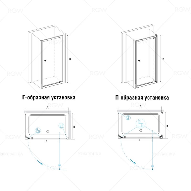Душевой уголок RGW PA-43 (PA-05 + Z-050-1) 04084390-011 Душевой уголок RGW PA-43 (PA-05 + Z-050-1) 04084390-011
