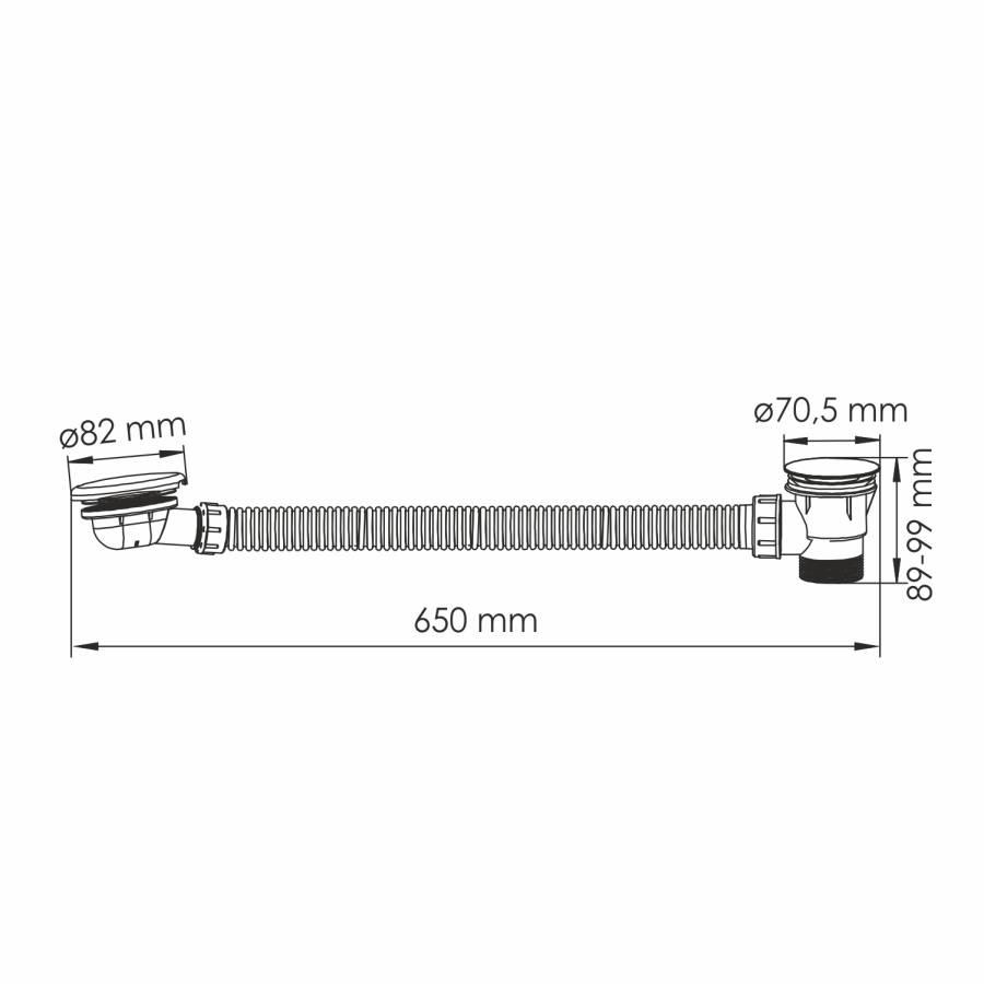 A333 Слив-перелив для ванны A333 Слив-перелив для ванны