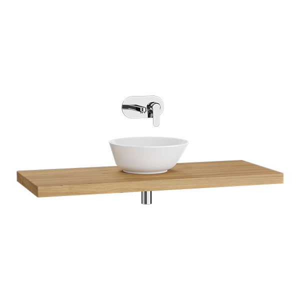 Столешница подвесная 120 см, светлый дуб Столешница подвесная 120 см, светлый дуб