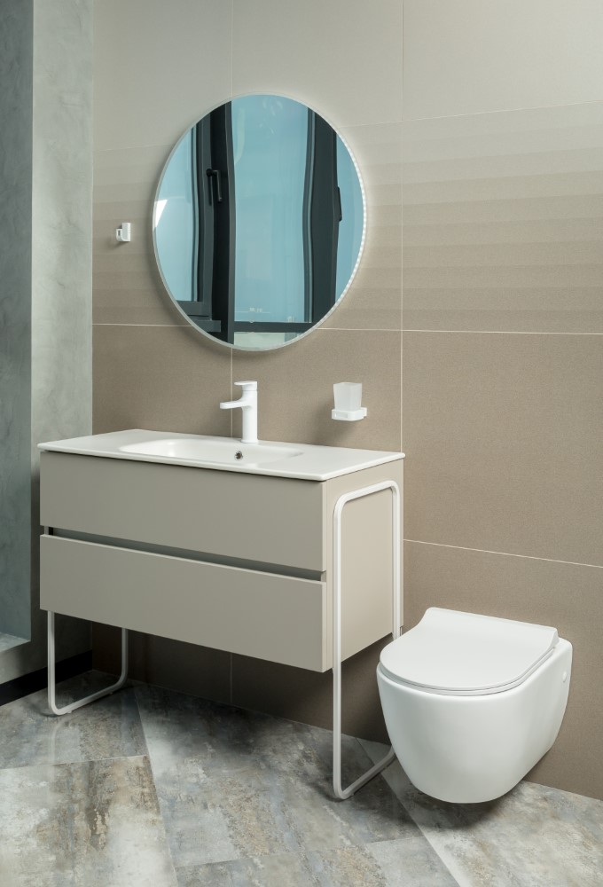 Тумба без раковины Vallessi 100*46cm Grey Stone 2 полки 837-100-GS Boheme Тумба без раковины Vallessi 100*46cm Grey Stone 2 полки 837-100-GS Boheme