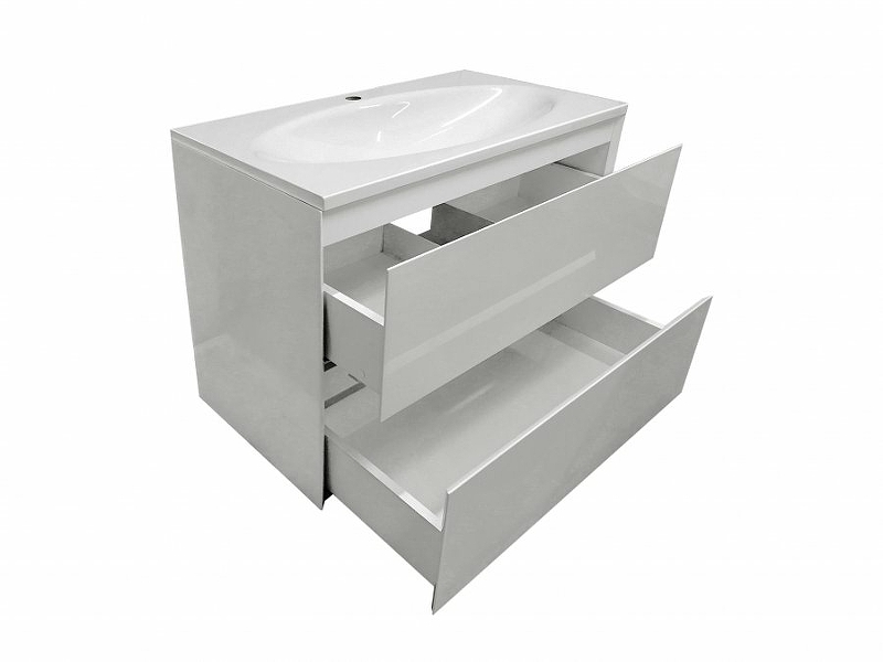 Комплект мебели Malta 800х470 подвесной 2 ящика (ШхГхВ) 798х466х607 Комплект мебели Malta 800х470 подвесной 2 ящика (ШхГхВ) 798х466х607