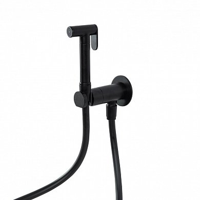 LEAF-DIF-NOP Гигиенический душ со смесителем, исполнение черный матовый LEAF-DIF-NOP Гигиенический душ со смесителем, исполнение черный матовый