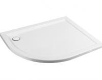 Душевой поддон из искусственного камня Эстет Омега 100х80 L ФР-00000768 Белый