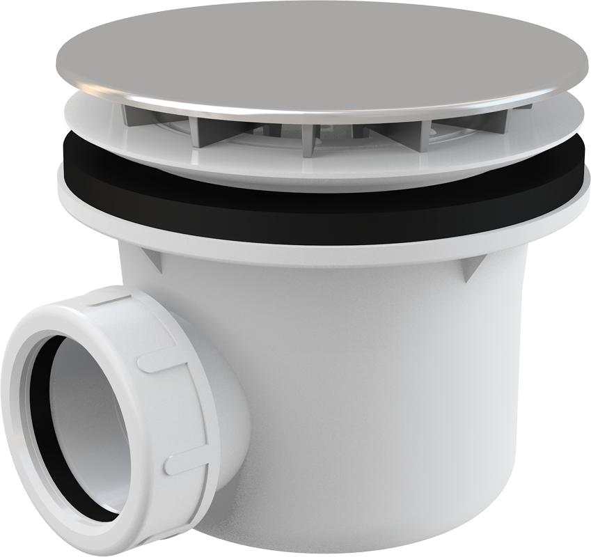 Сифон для душевого поддона, хром Сифон для душевого поддона, хром