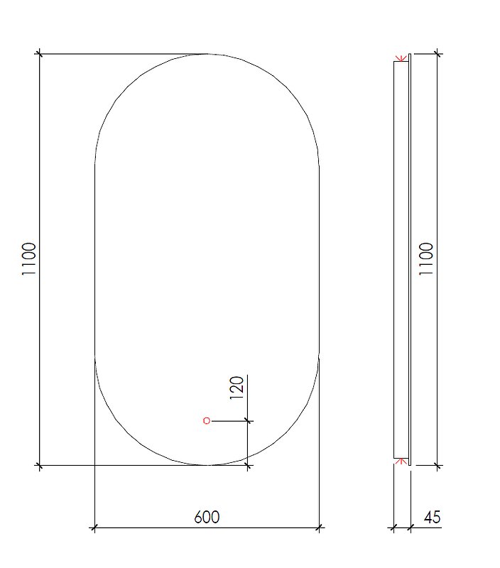 Зеркало Vallessi овальное 110x60см 568 Boheme Зеркало Vallessi овальное 110x60см 568 Boheme