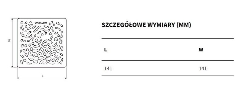 Крышка для поддона EXCELLENT Arda (белая) Крышка для поддона EXCELLENT Arda (белая)