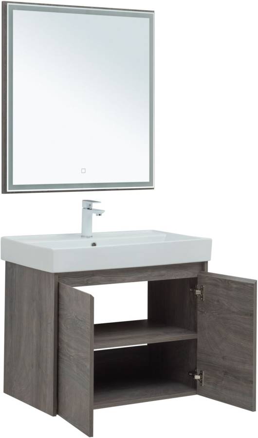 Мебель для ванной Aquanet Nova Lite 75 дуб рошелье (2 дверцы) Мебель для ванной Aquanet Nova Lite 75 дуб рошелье (2 дверцы)