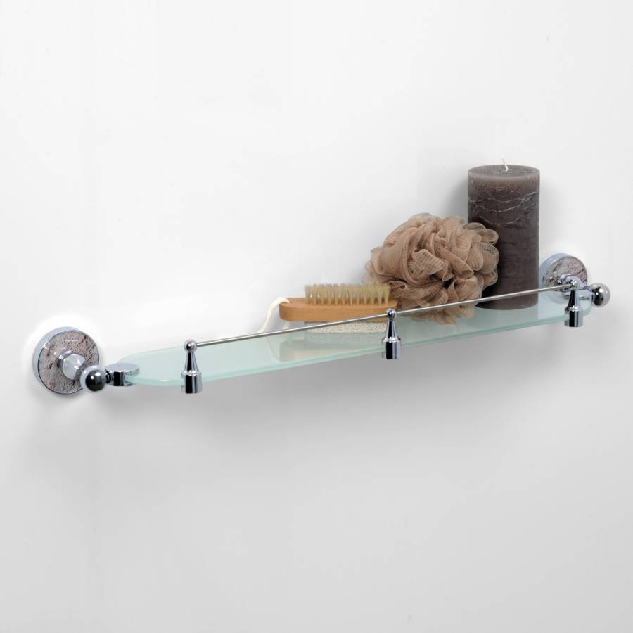 Nau K-7744 Полка стеклянная с бортиком Nau K-7744 Полка стеклянная с бортиком