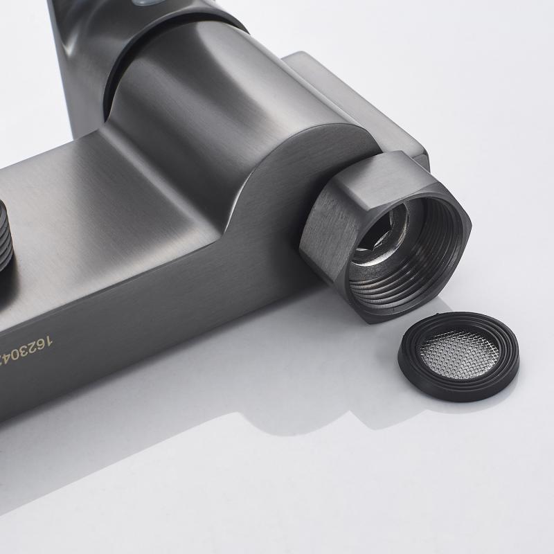 Гигиенический душ со смесителем Rose R1805T-1, пепельный Гигиенический душ со смесителем Rose R1805T-1, пепельный