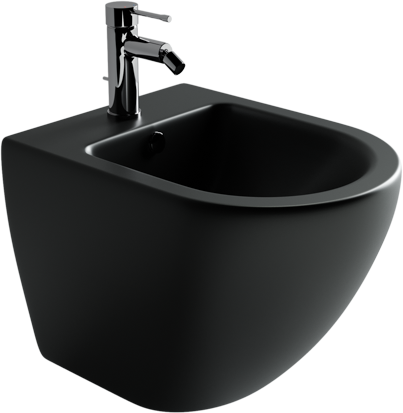 Биде подвесное Ceramica Nova Metropol CN4003MB, черное матовое