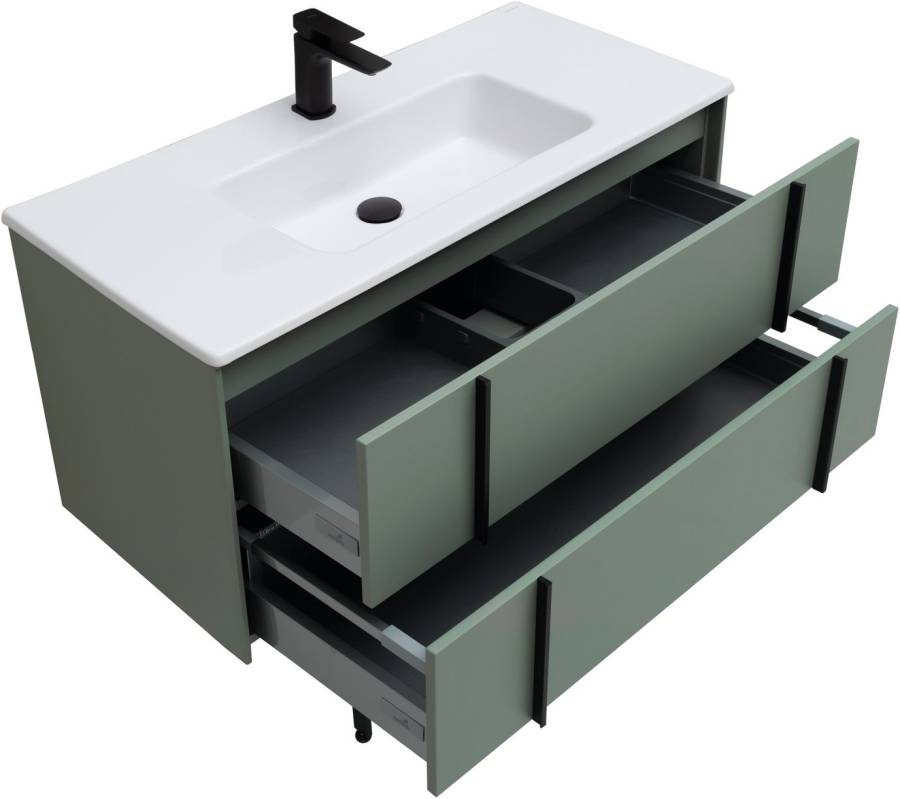 Тумба под раковину Allen Brau Reality 100 1.32007.CGM олива матовый Тумба под раковину Allen Brau Reality 100 1.32007.CGM олива матовый