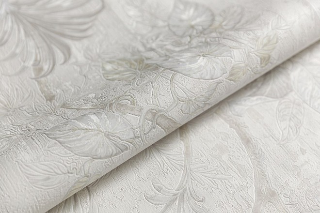 Обои виниловые Оранжерея мотив, белый Обои виниловые Оранжерея мотив, белый