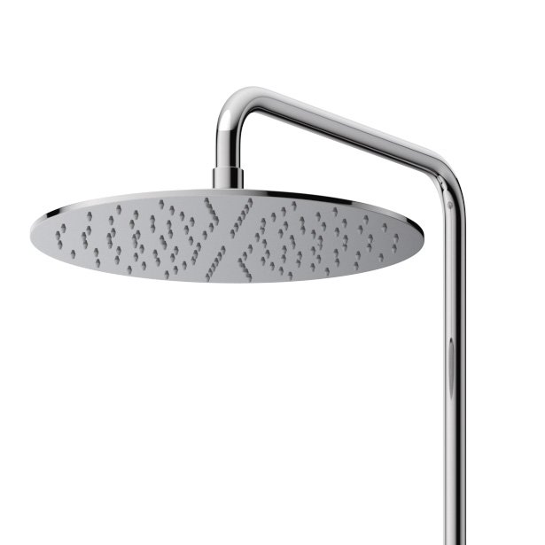 LEAF-CVDA-30-L-ST Душевая стойка телескопическая, с изливом с верхним и ручным душем, верхний душ диаметр 230 мм АБС пластик, исполнение Satinox LEAF-CVDA-30-L-ST Душевая стойка телескопическая, с изливом с верхним и ручным душем, верхний душ диаметр 230 мм АБС пластик, исполнение Satinox