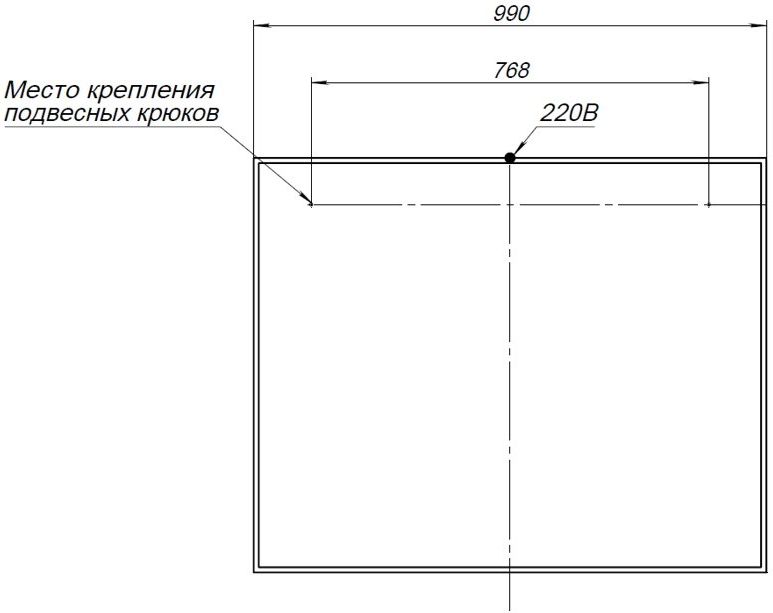 Зеркало Aquanet Nova Lite 100 дуб рошелье LED Зеркало Aquanet Nova Lite 100 дуб рошелье LED