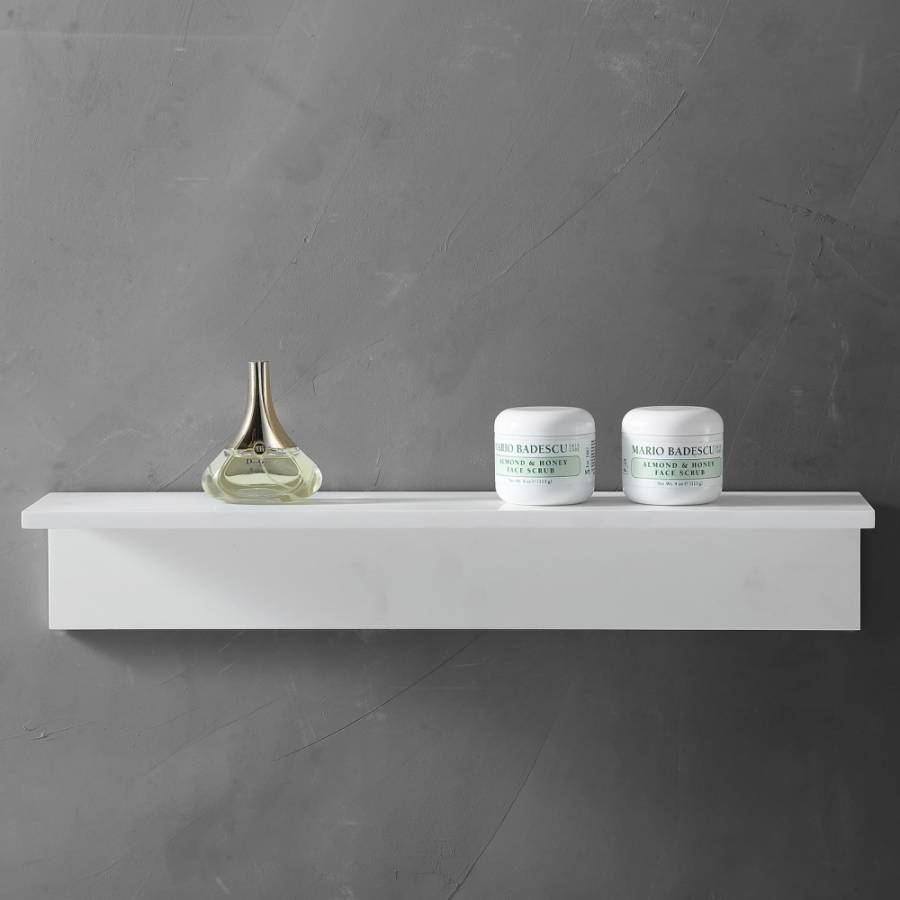 Полочка для ванной комнаты ABBER Stein AS1654 белая матовая Полочка для ванной комнаты ABBER Stein AS1654 белая матовая