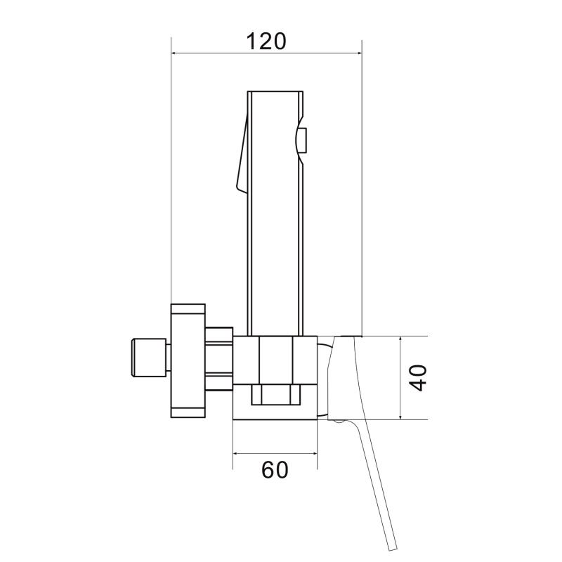 Смесители с гигиеническим душем Shevanik S61G S6105G-1 Смесители с гигиеническим душем Shevanik S61G S6105G-1