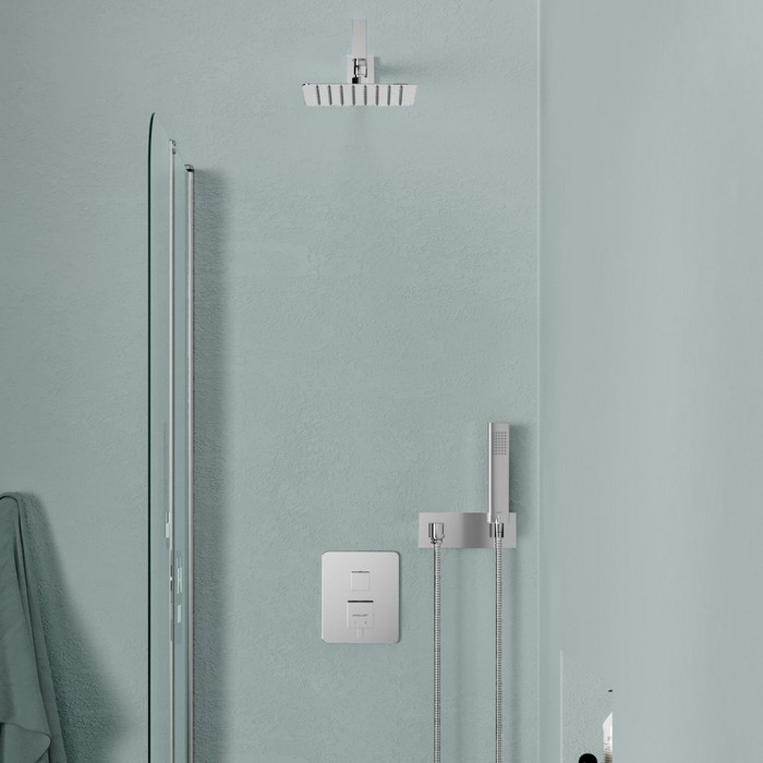 Система для душа скрытого монтажа EXCELLENT Frost Quatro AREX.4402CR (хром) Система для душа скрытого монтажа EXCELLENT Frost Quatro AREX.4402CR (хром)