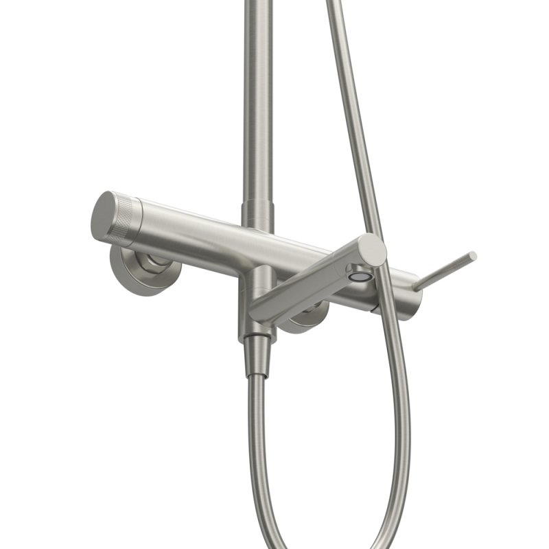 RELAX-CVD-NOP Душевая стойка со смесителем и изливом, черный матовый RELAX-CVD-NOP Душевая стойка со смесителем и изливом, черный матовый