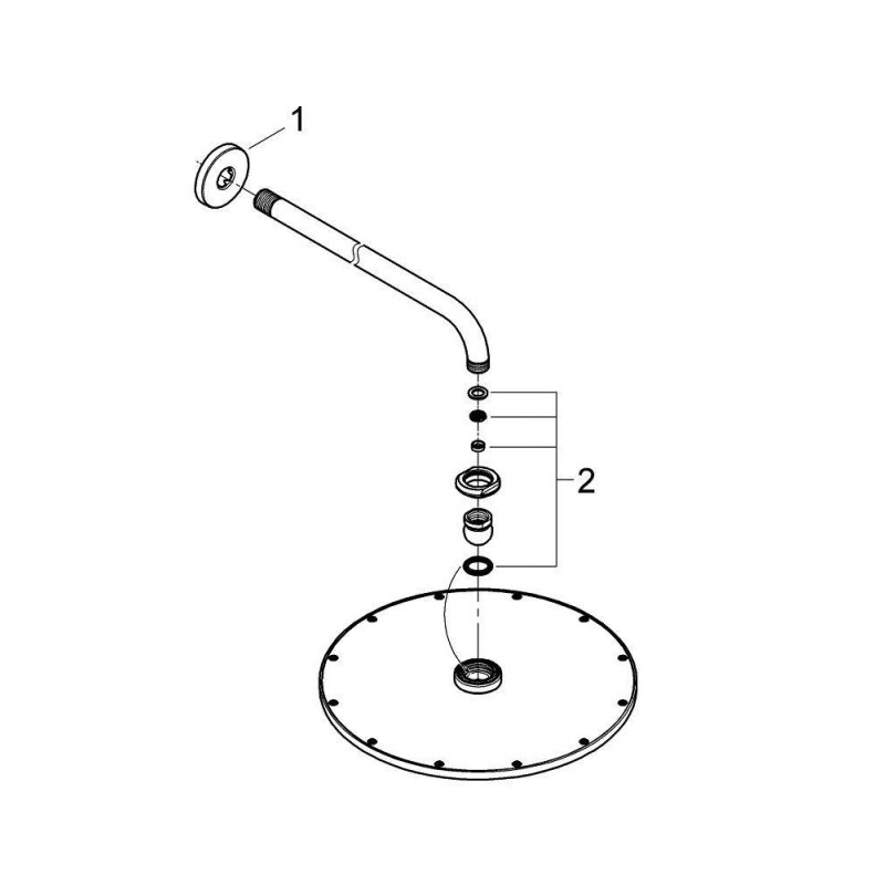 Душ верхний Grohe Rainshower Cosmopolitan 26066000 хром Душ верхний Grohe Rainshower Cosmopolitan 26066000 хром