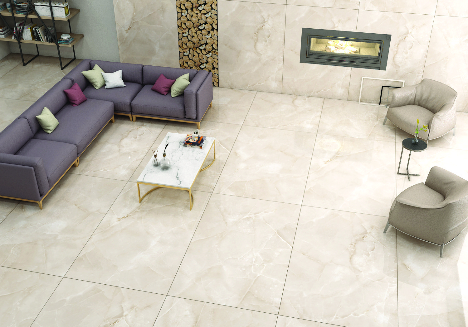 Керамогранит 1200х1800 PASSION ONYX CREMA Керамогранит 1200х1800 PASSION ONYX CREMA