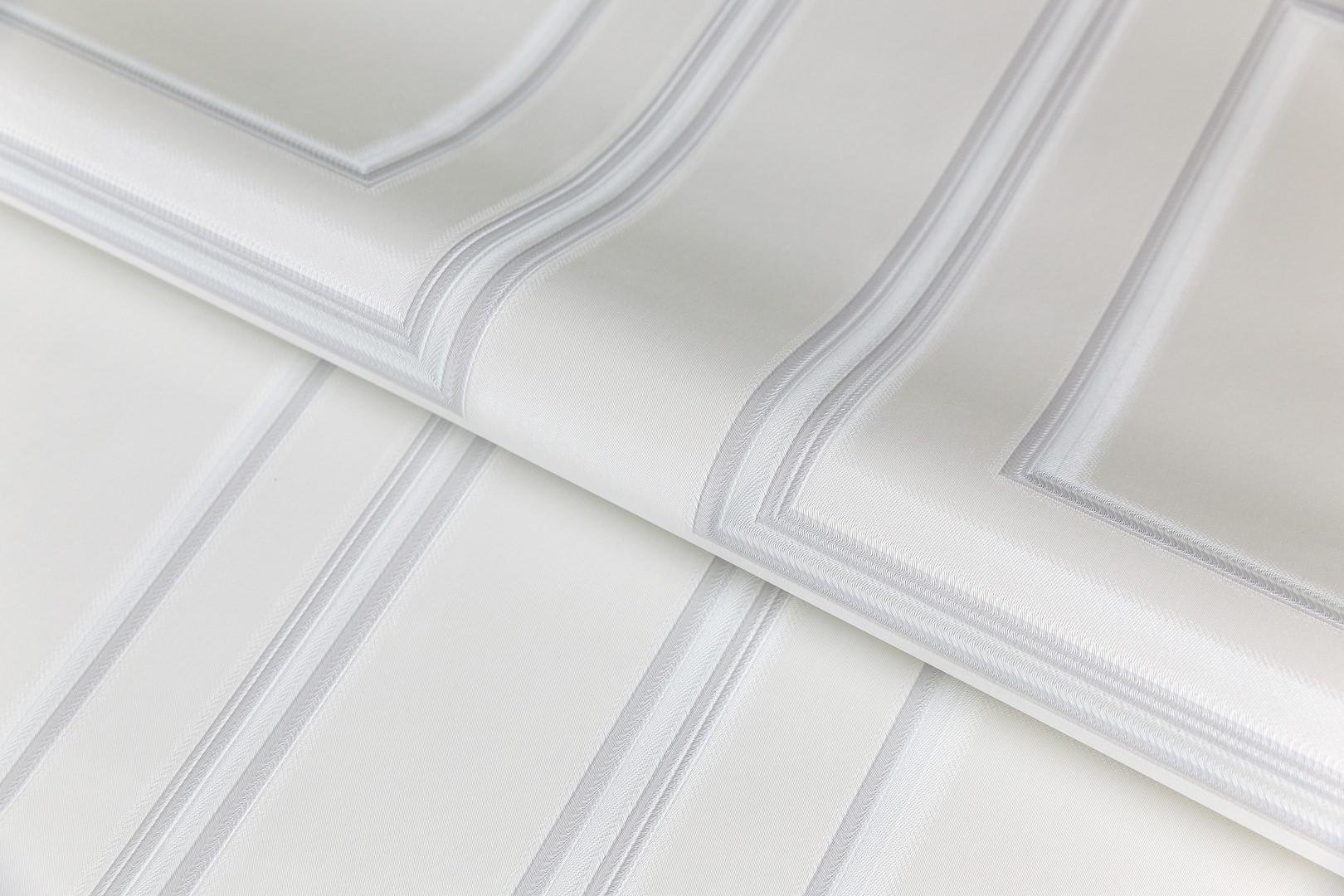 Обои виниловые Буазери мотив, белый Обои виниловые Буазери мотив, белый