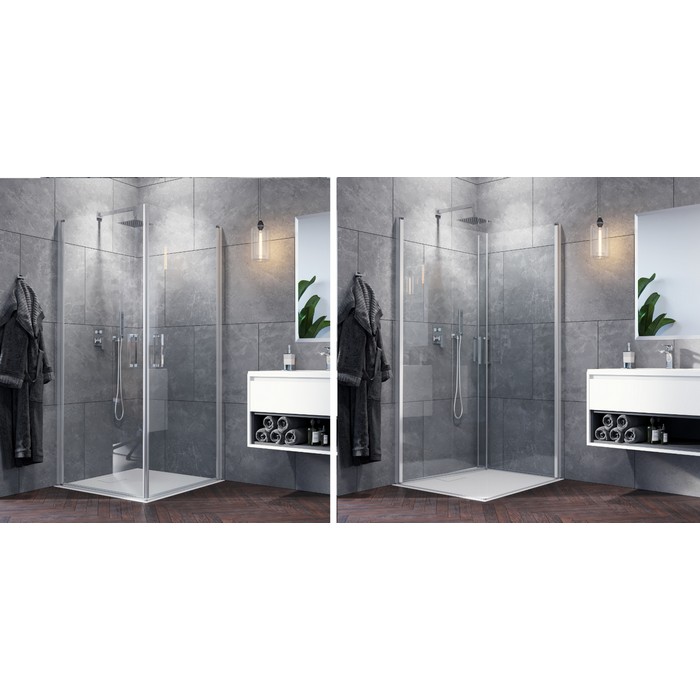 Душевое ограждение EXCELLENT Mazo 90х90 квадрат (хром) Душевое ограждение EXCELLENT Mazo 90х90 квадрат (хром)