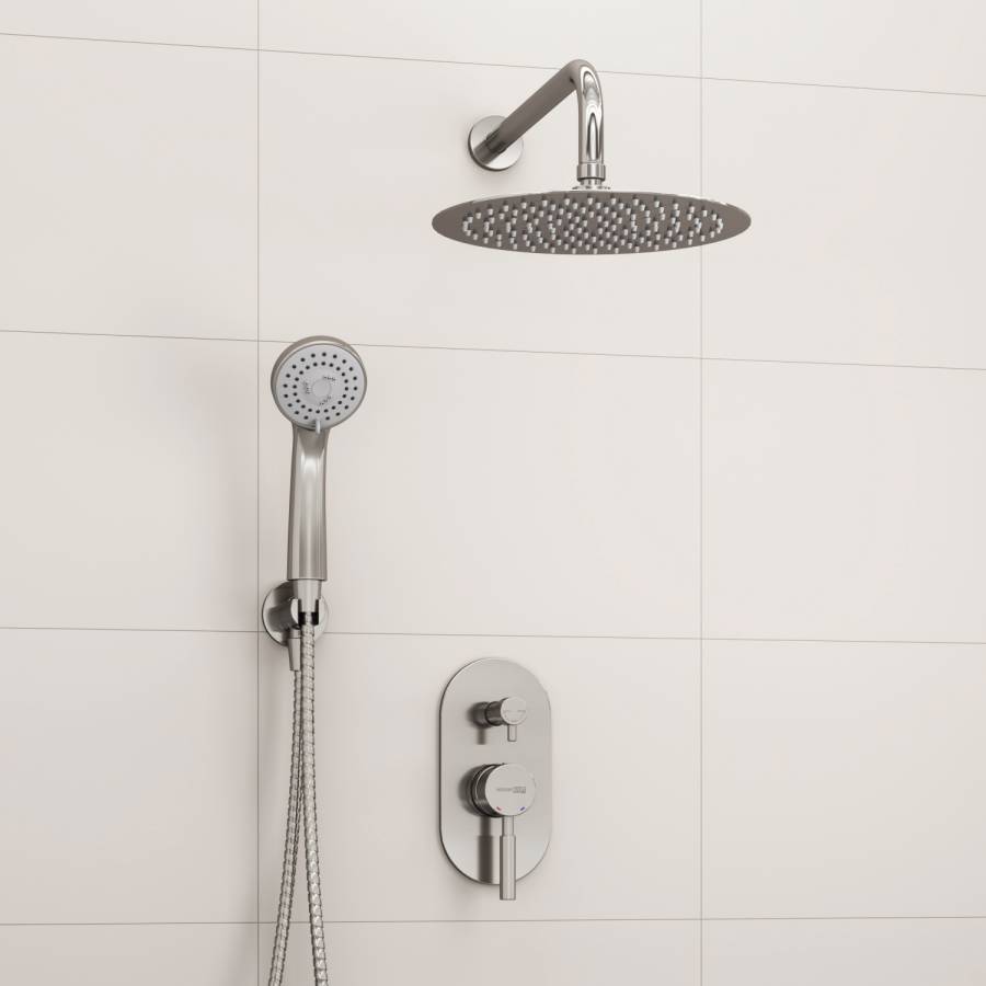 A16421 Встраиваемый комплект для душа с верхней душевой насадкой и лейкой Wasserkraft A16421 Встраиваемый комплект для душа с верхней душевой насадкой и лейкой Wasserkraft