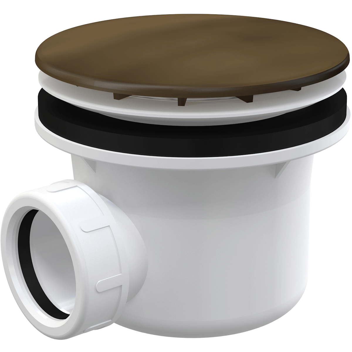 Сифон для душевого поддона, бронза-антик Сифон для душевого поддона, бронза-антик