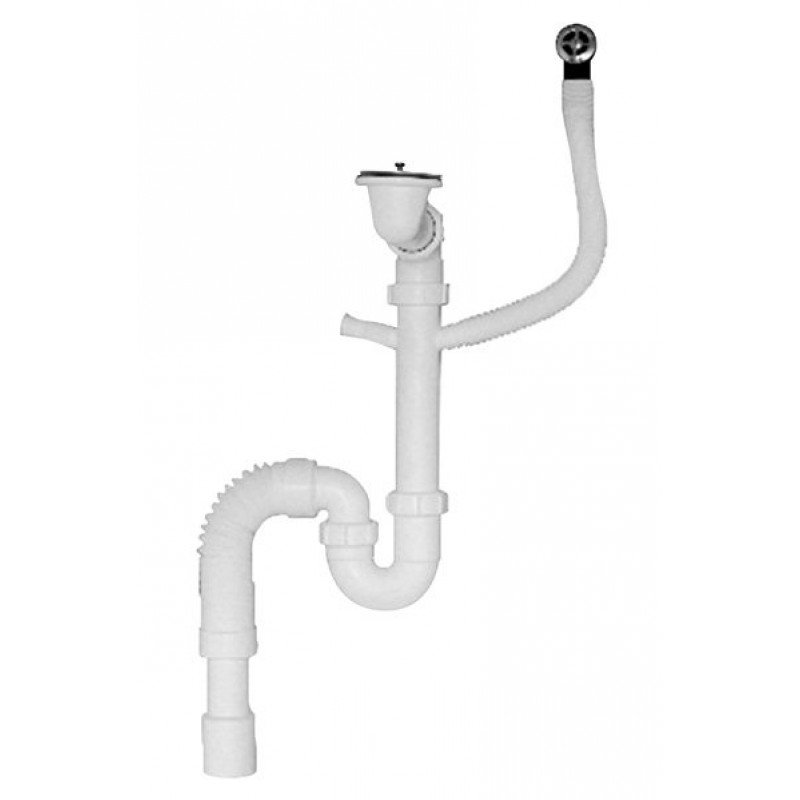 Слив-перелив для раковины "Комфорт" "McAlpine" (Англия), шт Слив-перелив для раковины "Комфорт" "McAlpine" (Англия), шт