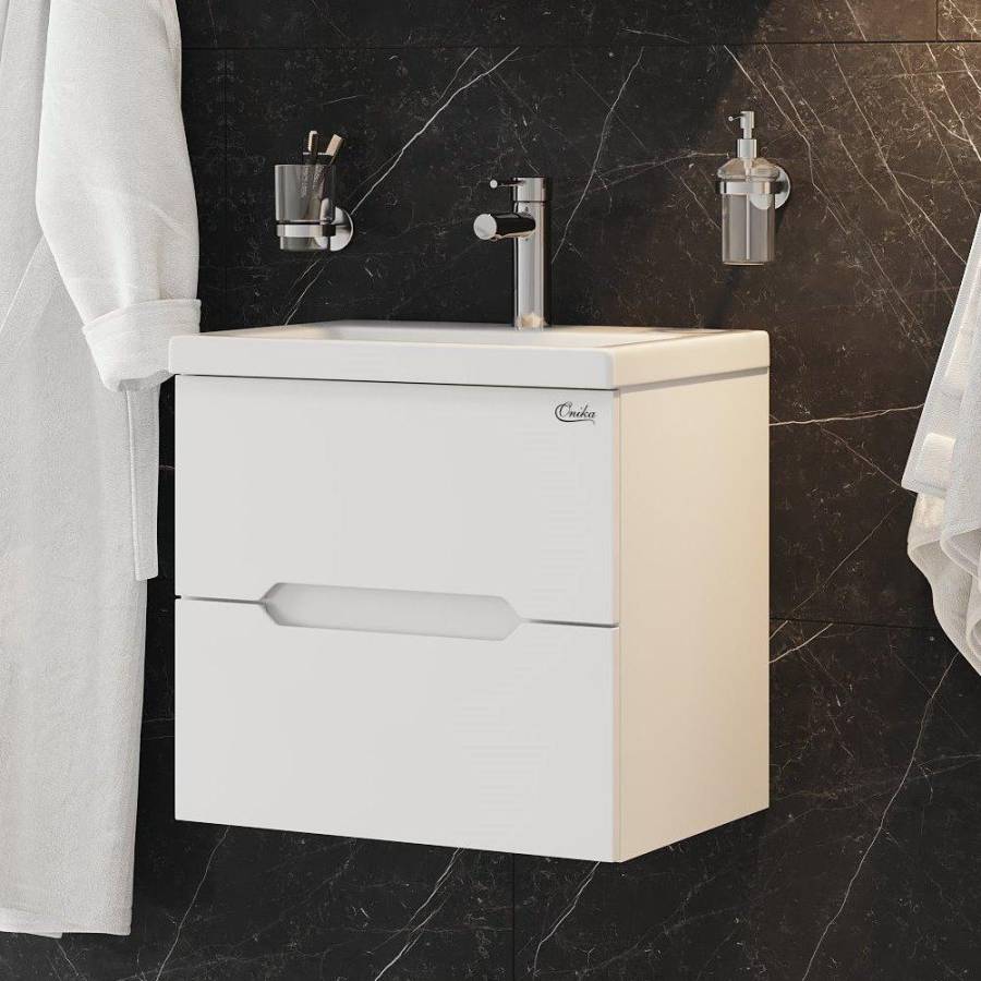 Тумба Onika Айленд 50 подвесная, белая (ум. Como 50/Фостер 50) Тумба Onika Айленд 50 подвесная, белая (ум. Como 50/Фостер 50)