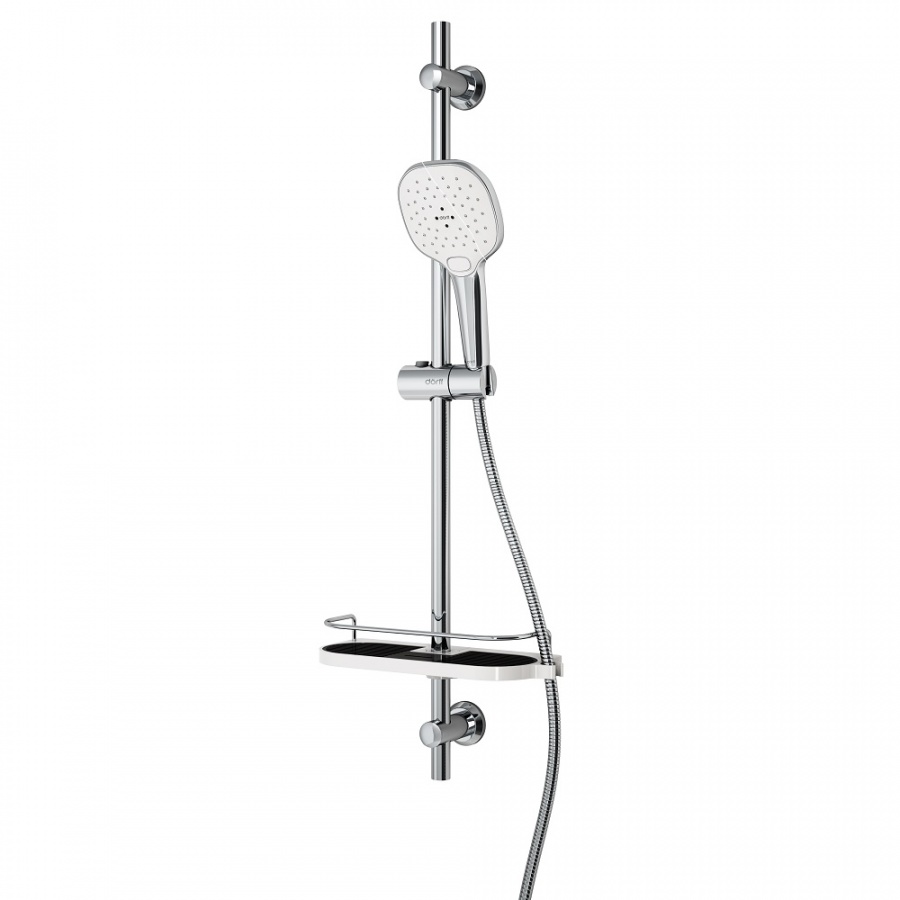D0140000 Prime душевой комплект, ручной душ 5 функций, стойка 600 мм, шланг 175 мм D0140000 Prime душевой комплект, ручной душ 5 функций, стойка 600 мм, шланг 175 мм