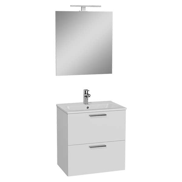 Набор Mia 60 см с выдвижными ящиками (раковина, шкаф под раковину, зеркало), цвет белый глянцевый Набор Mia 60 см с выдвижными ящиками (раковина, шкаф под раковину, зеркало), цвет белый глянцевый
